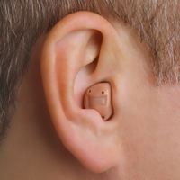 Aide auditive intra-conduit dans oreille ITC